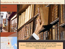 Tablet Screenshot of brattleborobooks.com